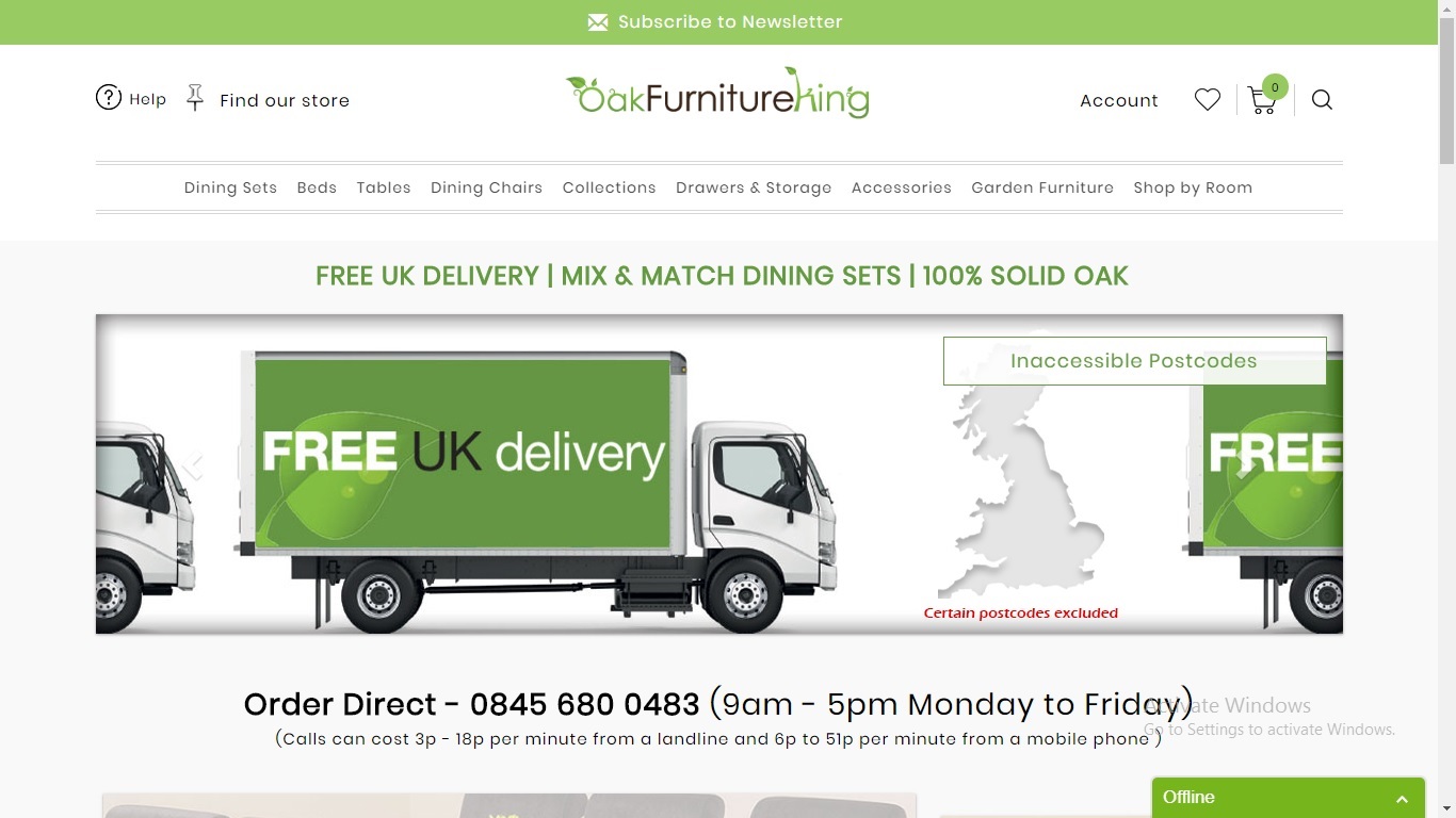 Oak Furniture King screenshot 1